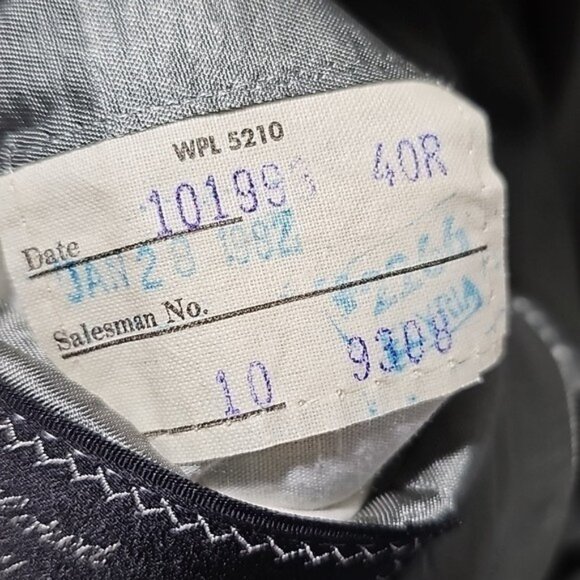 Richmond Brothers Tailored Two Piece Vintage Suit Blazer and Pants Size 40R - Picture 5 of 11